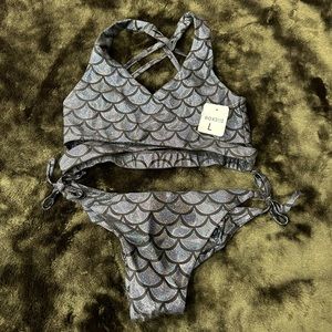 Fused hawaii bikini set